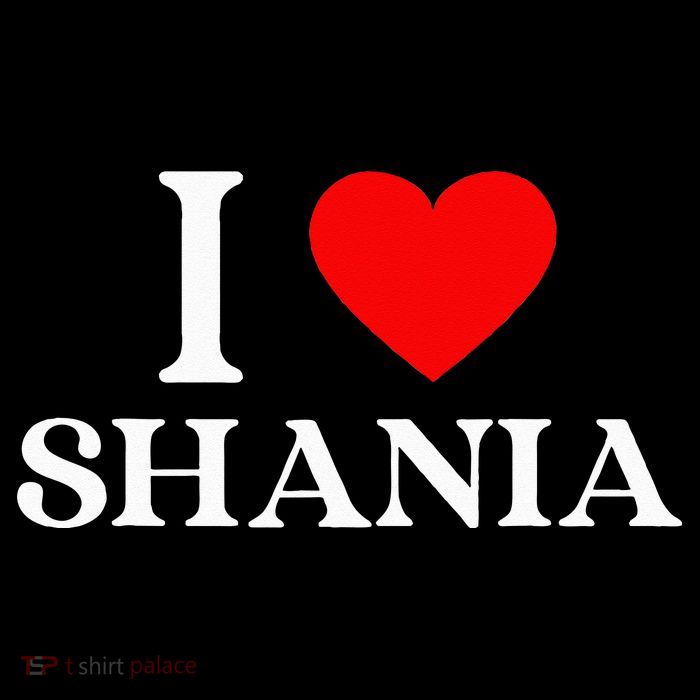 I Love Shania Heart First Name Shania 16 in Basic Backpack
