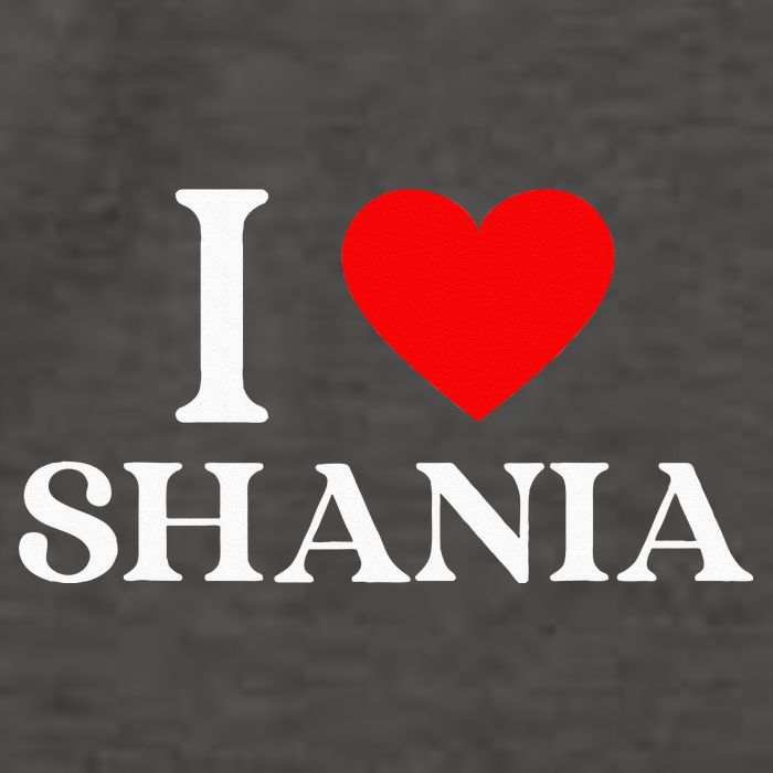 I Love Shania Heart First Name Shania Vector Backpack