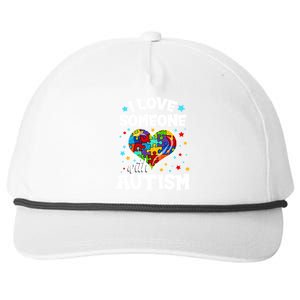 I Love Someone With Autism Gift Snapback Five-Panel Rope Hat