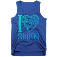 I Love Skiing For Ski Lovers Gift Tank Top