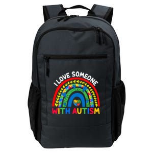 I Love Someone With Autism Awareness Cute Gift Daily Commute Backpack