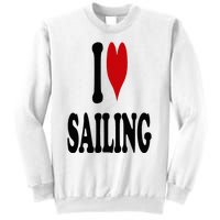 I Love Sailing Sweatshirt