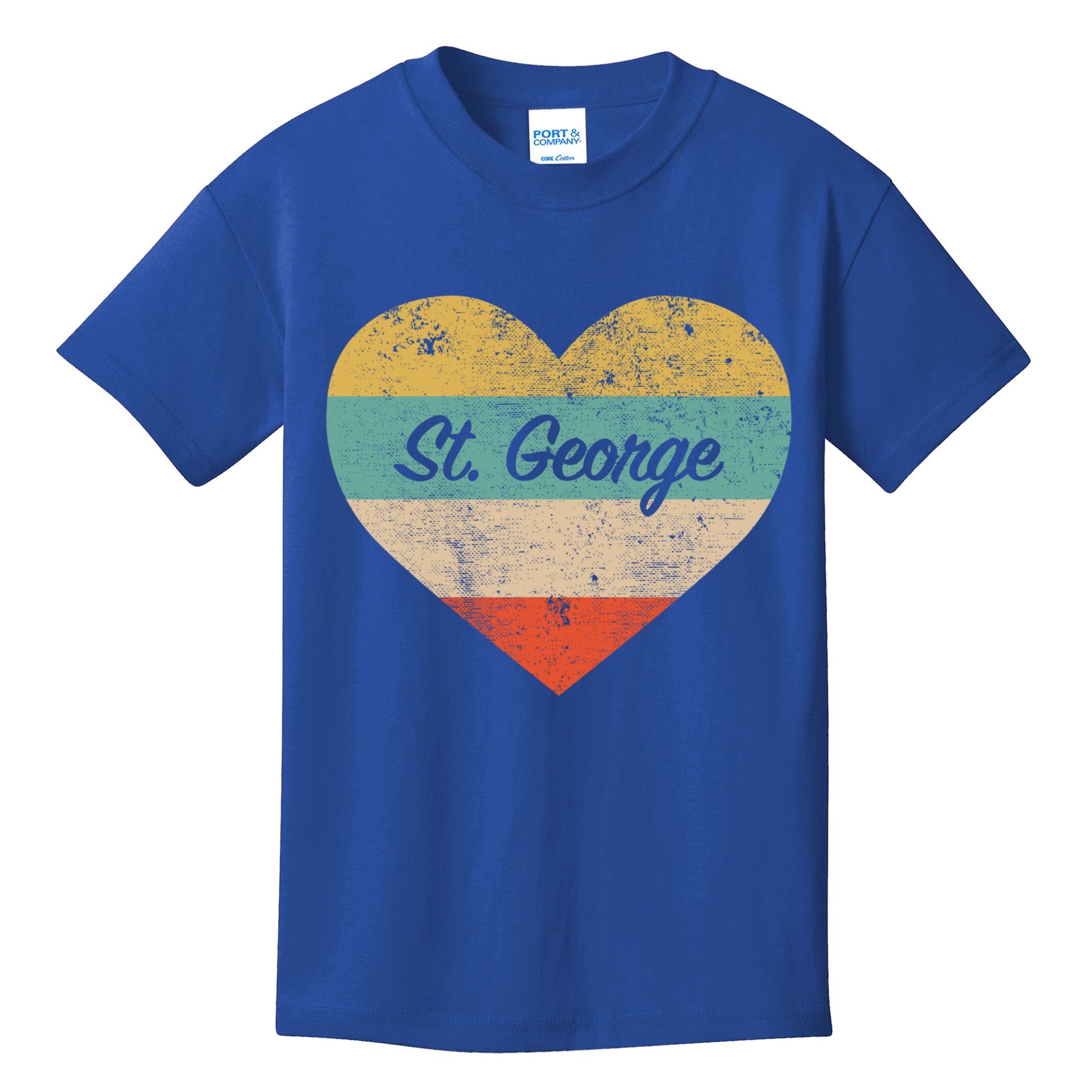 I Love St George Utah Vintage Distressed Retro Great Gift Kids T-Shirt
