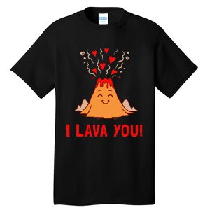 Ich Lava Sie Funny Volcano Valentines Liebe Tall T-Shirt