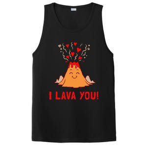 Ich Lava Sie Funny Volcano Valentines Liebe PosiCharge Competitor Tank