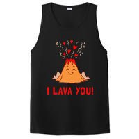 Ich Lava Sie Funny Volcano Valentines Liebe PosiCharge Competitor Tank