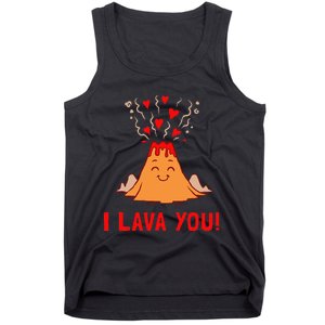 Ich Lava Sie Funny Volcano Valentines Liebe Tank Top