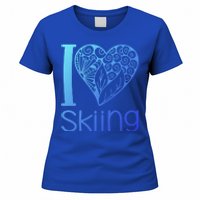 I Love Skiing For Ski Lovers Gift Women's T-Shirt