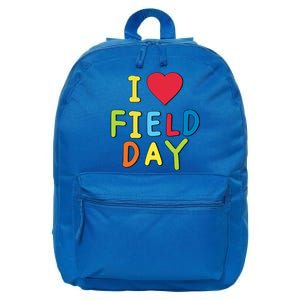 I Love School Field Day Gift 16 in Basic Backpack