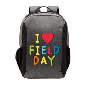 I Love School Field Day Gift Vector Backpack