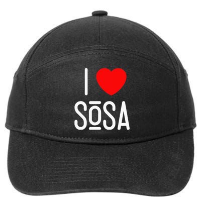 I Love Sosa 7-Panel Snapback Hat