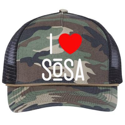 I Love Sosa Retro Rope Trucker Hat Cap