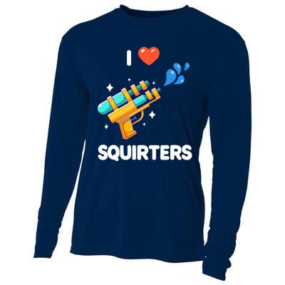 I Love Squirters Cooling Performance Long Sleeve Crew