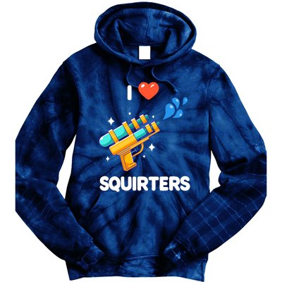 I Love Squirters Tie Dye Hoodie