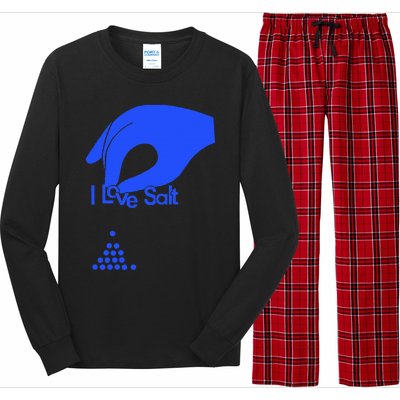 I Love Salt For Man Woman Long Sleeve Pajama Set