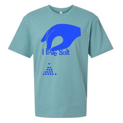 I Love Salt For Man Woman Sueded Cloud Jersey T-Shirt