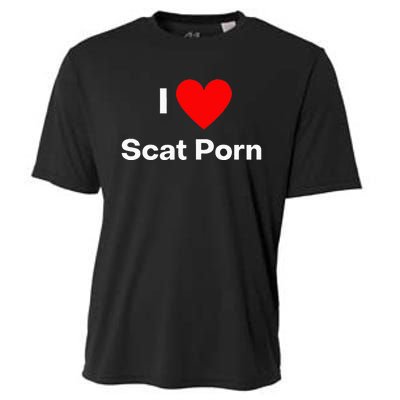 I Love Scat Porn Cooling Performance Crew T-Shirt