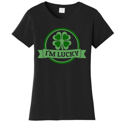 I'm Lucky Shamrock Gift For St Patrick's Day Women's T-Shirt