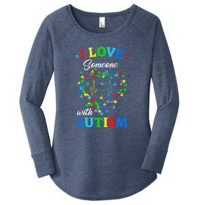 I Love Someone With Autism AwarenessI Love Someone With Autism Awareness Women's Perfect Tri Tunic Long Sleeve Shirt