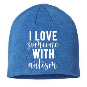 I Love Someone With Autism Sustainable Beanie