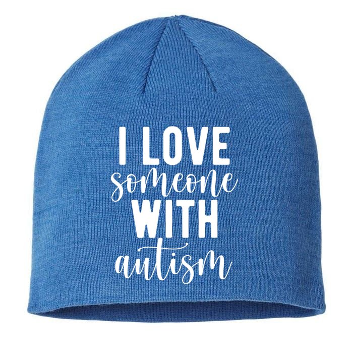 I Love Someone With Autism Sustainable Beanie