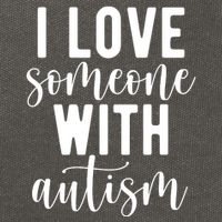 I Love Someone With Autism Cotton Canvas Backpack