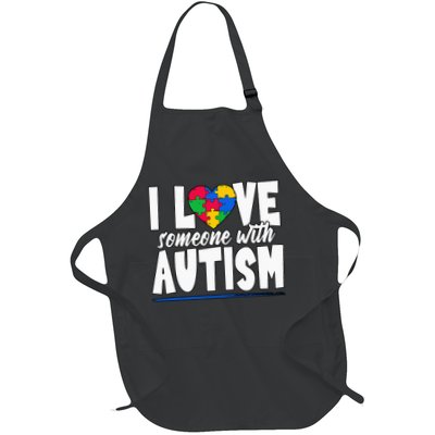 I Love Someone With Autism Awareness Month Apron