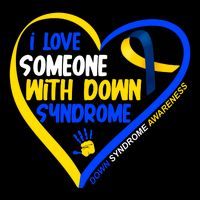 I Love Someone With Down Syndrome Awareness Cooling Performance Crew T-Shirt