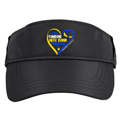 I Love Someone With Down Syndrome Awareness Adult Drive Performance Visor