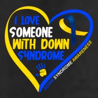 I Love Someone With Down Syndrome Awareness Adult Drive Performance Visor