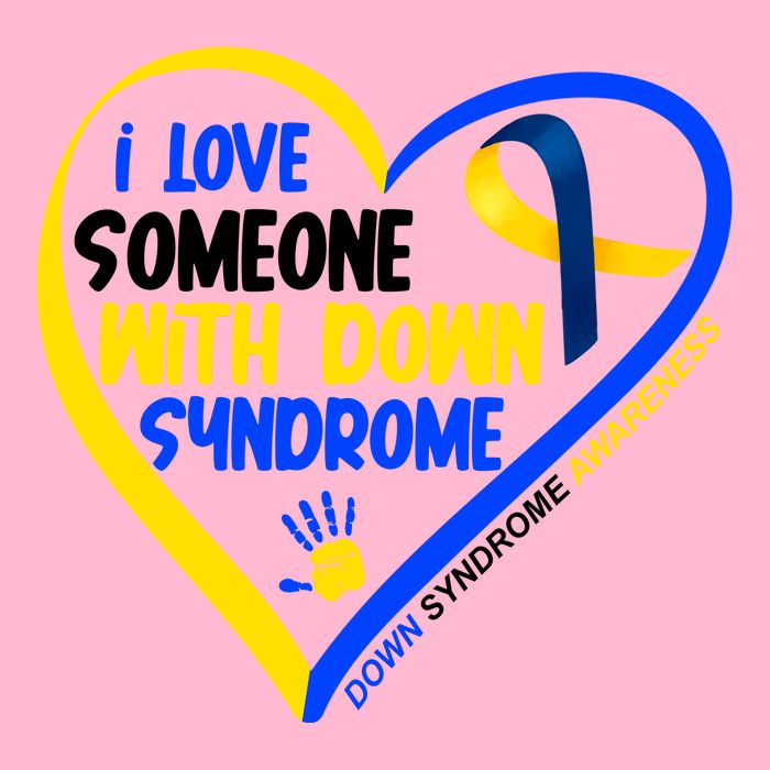 I Love Someone With Down Syndrome Awareness Baby Bodysuit