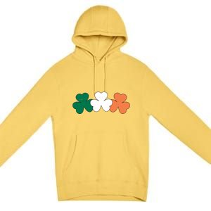 Irish Lucky Shamrock St Patrick Premium Pullover Hoodie