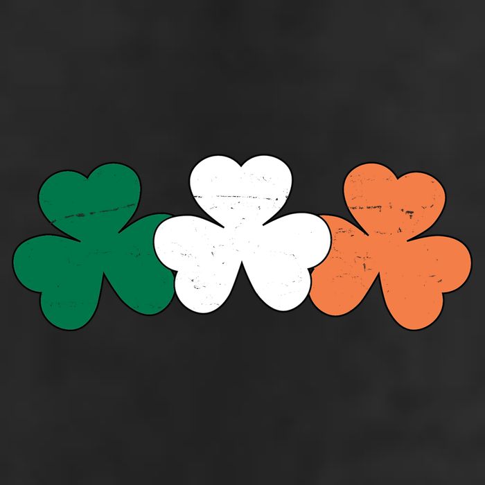 Irish Lucky Shamrock St Patrick 7 Panel Mesh Trucker Snapback Hat