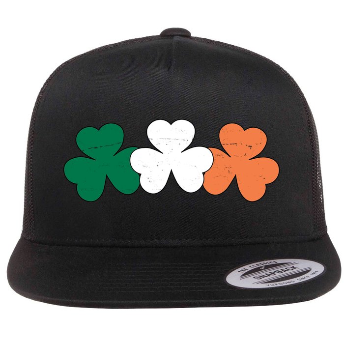 Irish Lucky Shamrock St Patrick Flatbill Hat