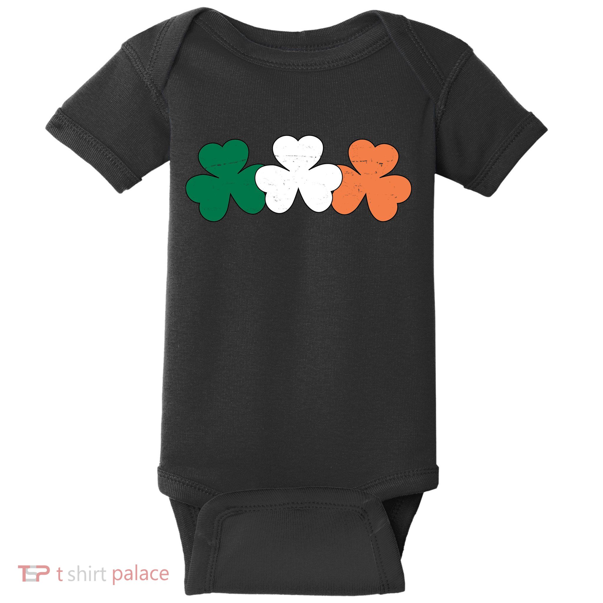 Irish Lucky Shamrock St Patrick Baby Bodysuit
