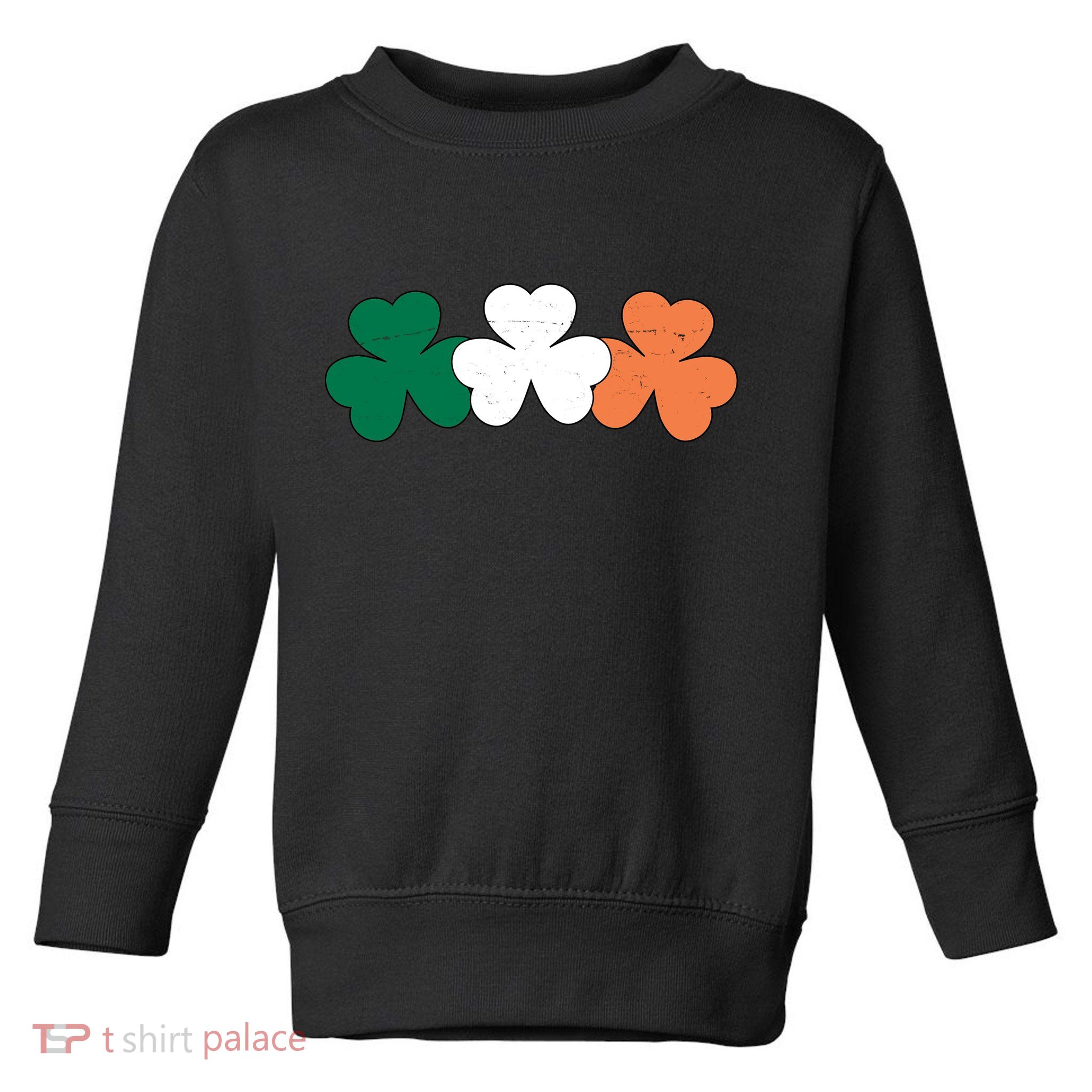 Irish Lucky Shamrock St Patrick Toddler Sweatshirt