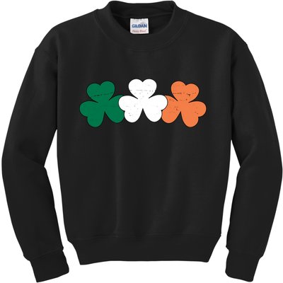 Irish Lucky Shamrock St Patrick Kids Sweatshirt