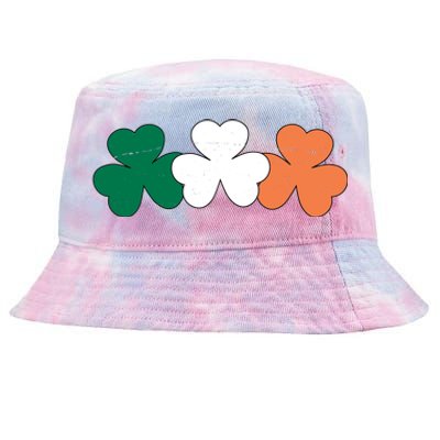 Irish Lucky Shamrock St Patrick Tie-Dyed Bucket Hat