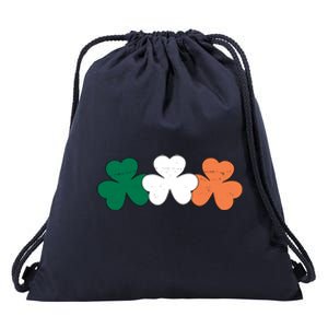 Irish Lucky Shamrock St Patrick Drawstring Bag