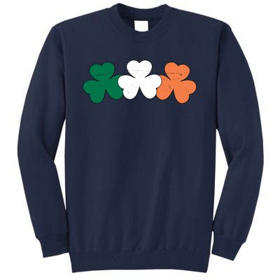 Irish Lucky Shamrock St Patrick Tall Sweatshirt