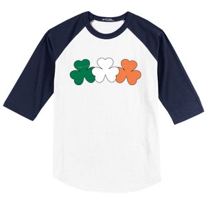 Irish Lucky Shamrock St Patrick Baseball Sleeve Shirt