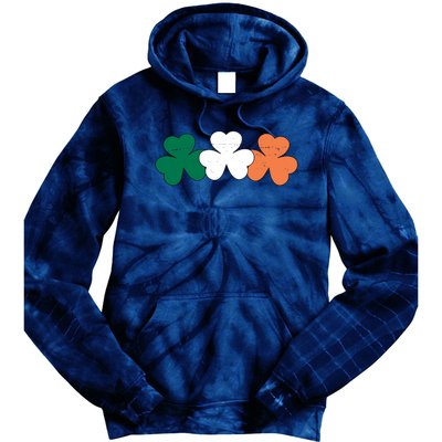 Irish Lucky Shamrock St Patrick Tie Dye Hoodie