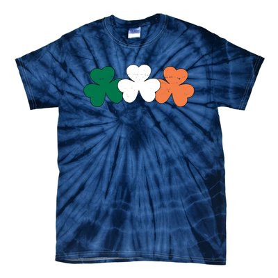 Irish Lucky Shamrock St Patrick Tie-Dye T-Shirt