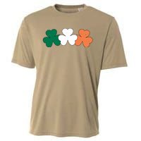 Irish Lucky Shamrock St Patrick Cooling Performance Crew T-Shirt