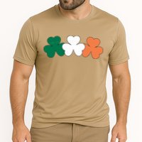 Irish Lucky Shamrock St Patrick Cooling Performance Crew T-Shirt