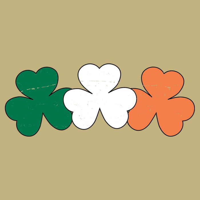 Irish Lucky Shamrock St Patrick Cooling Performance Crew T-Shirt
