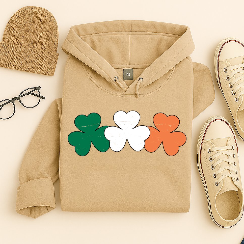 Irish Lucky Shamrock St Patrick Hoodie
