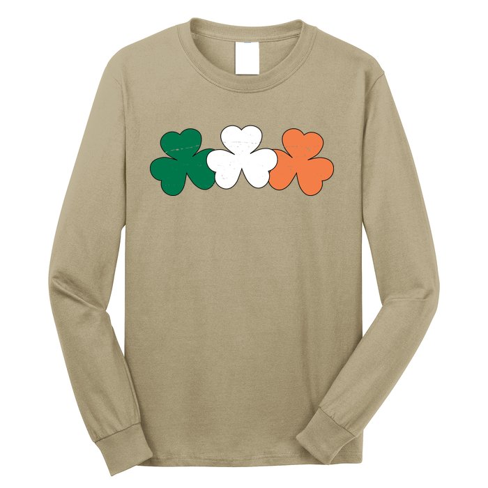 Irish Lucky Shamrock St Patrick Long Sleeve Shirt