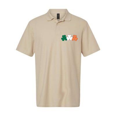 Irish Lucky Shamrock St Patrick Softstyle Adult Sport Polo