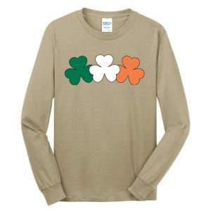 Irish Lucky Shamrock St Patrick Tall Long Sleeve T-Shirt